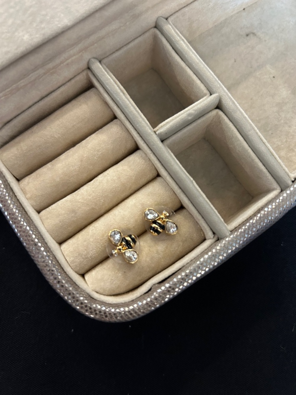 Kate Spade Bee Crystal Stud Earrings